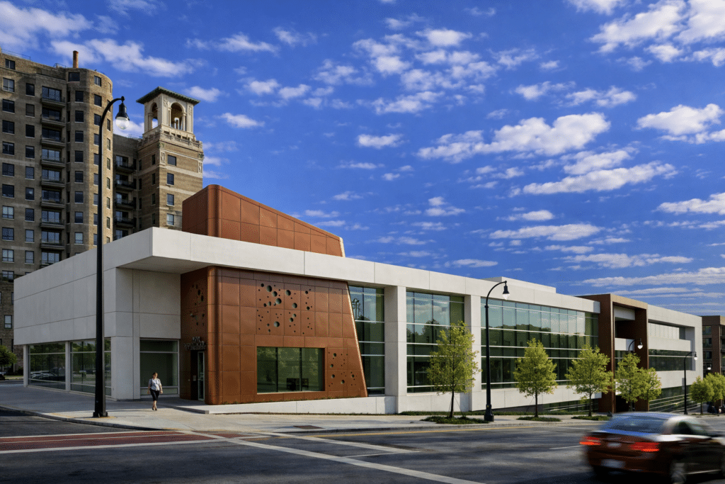 Emory Proton Therapy Center Front Entrance