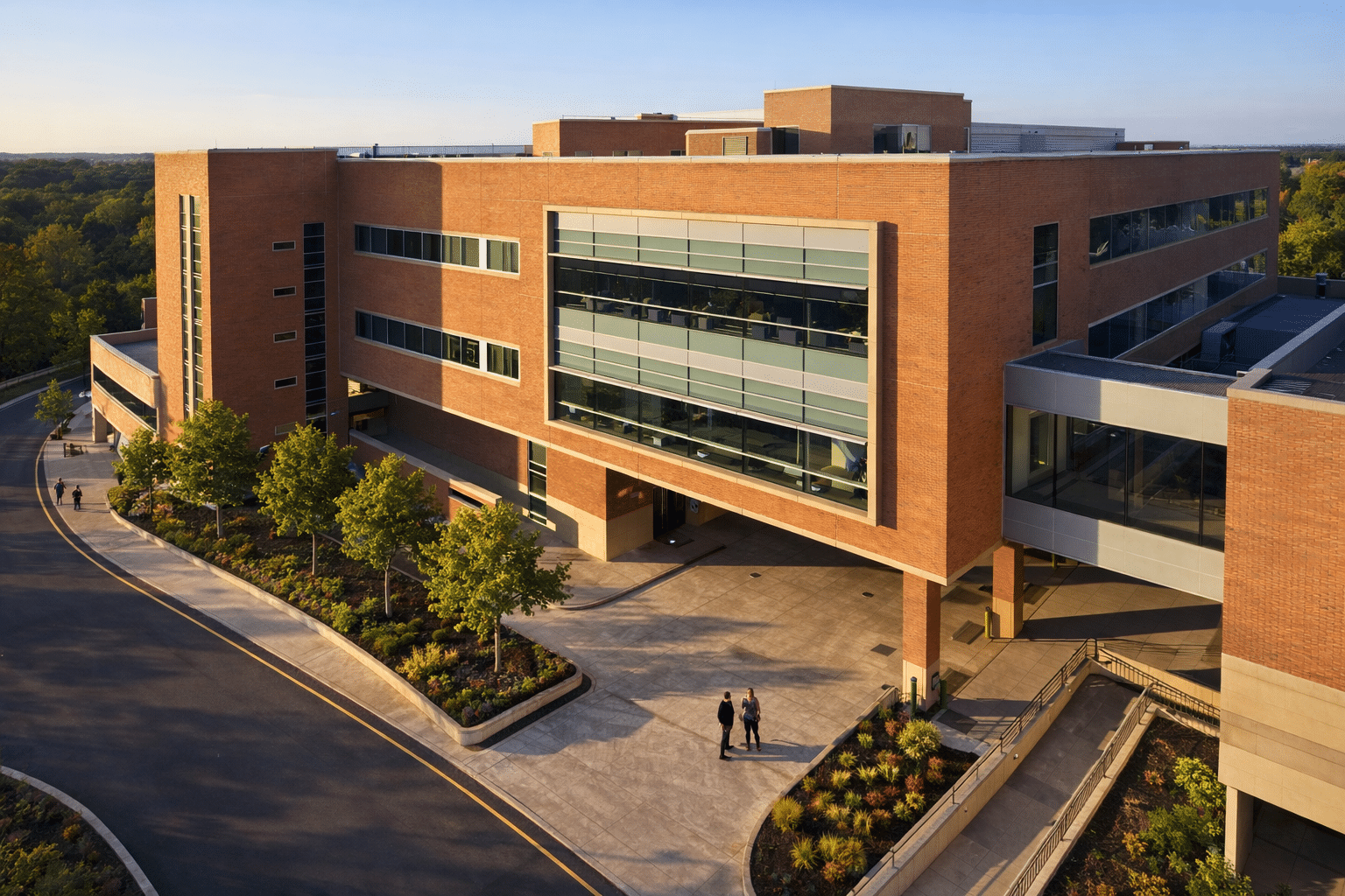 Johns Hopkins Proton Therapy Building overview