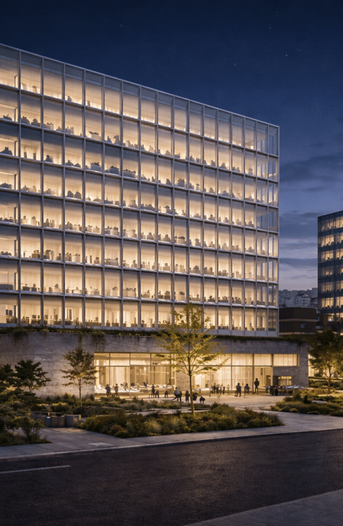 UCSF proton Therapy Center Nigh time